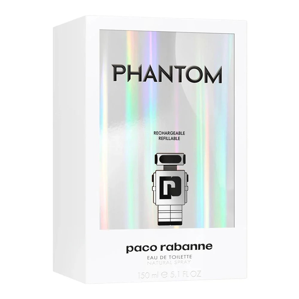 Phantom Eau De Toilette Refillable For Unisex (100 ML)